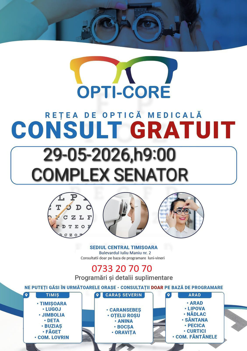 Consult gratuit optică medicală