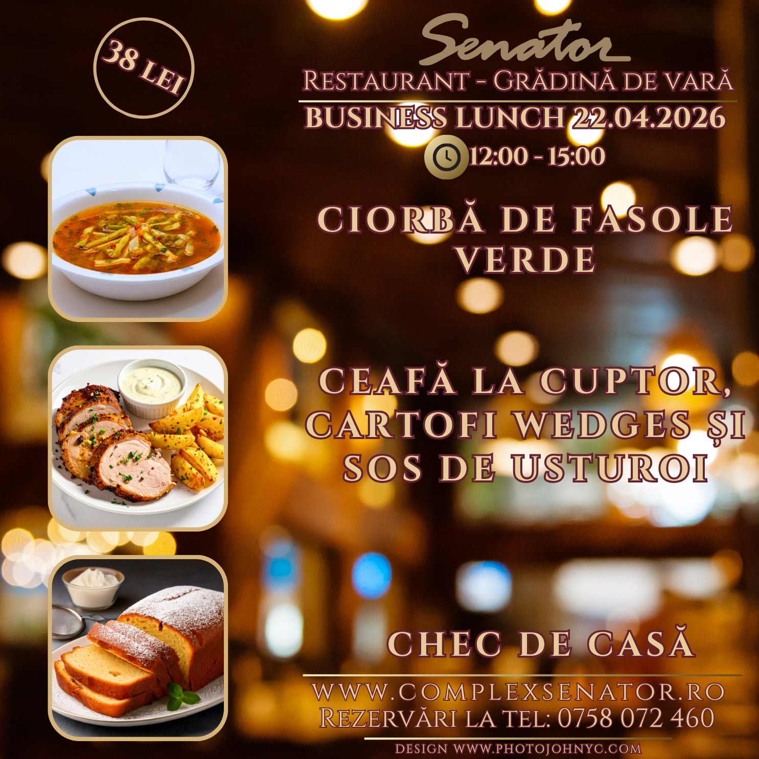 Meniul zilei 22.04.2026 - meniu