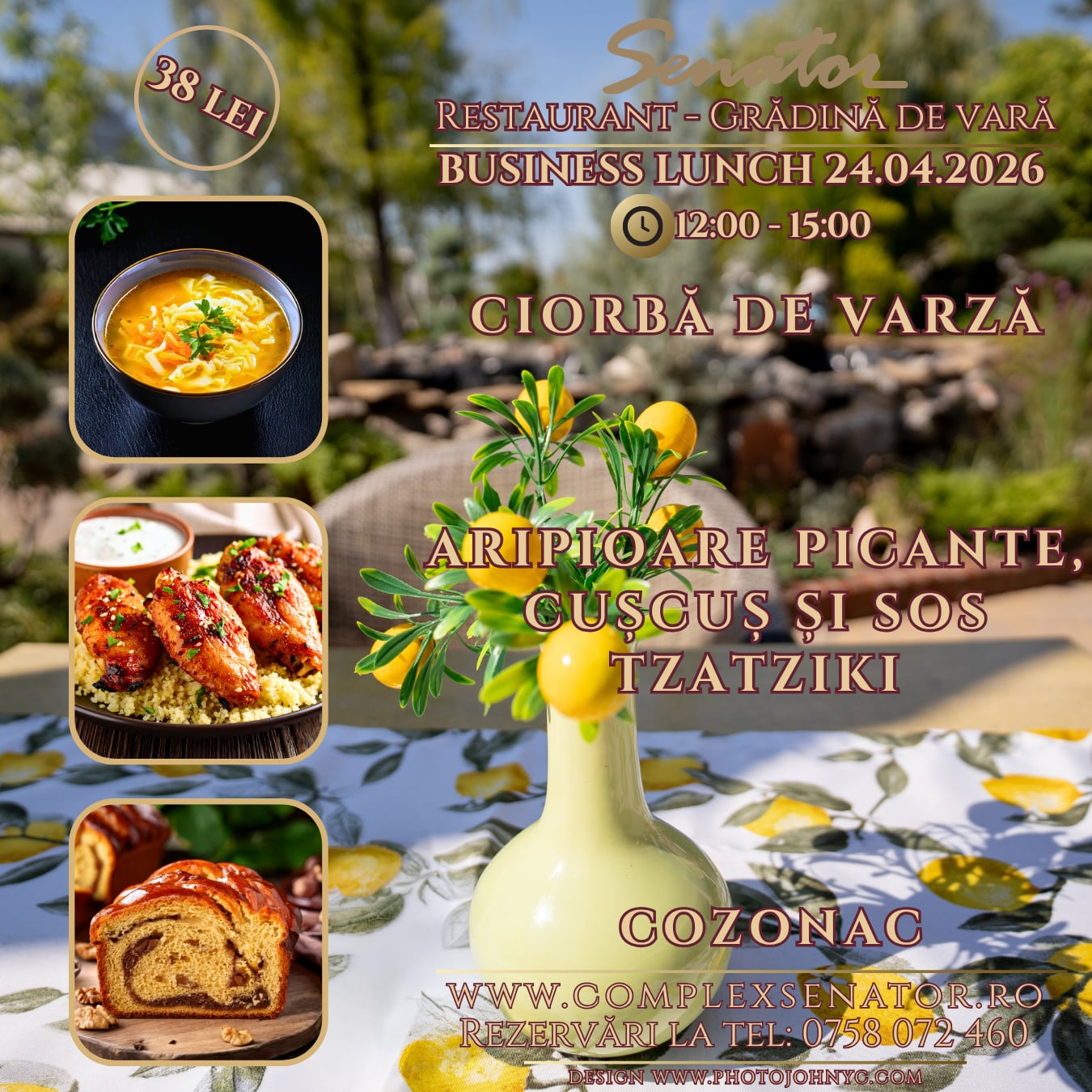 Meniul zilei 24.04.2026 - meniu