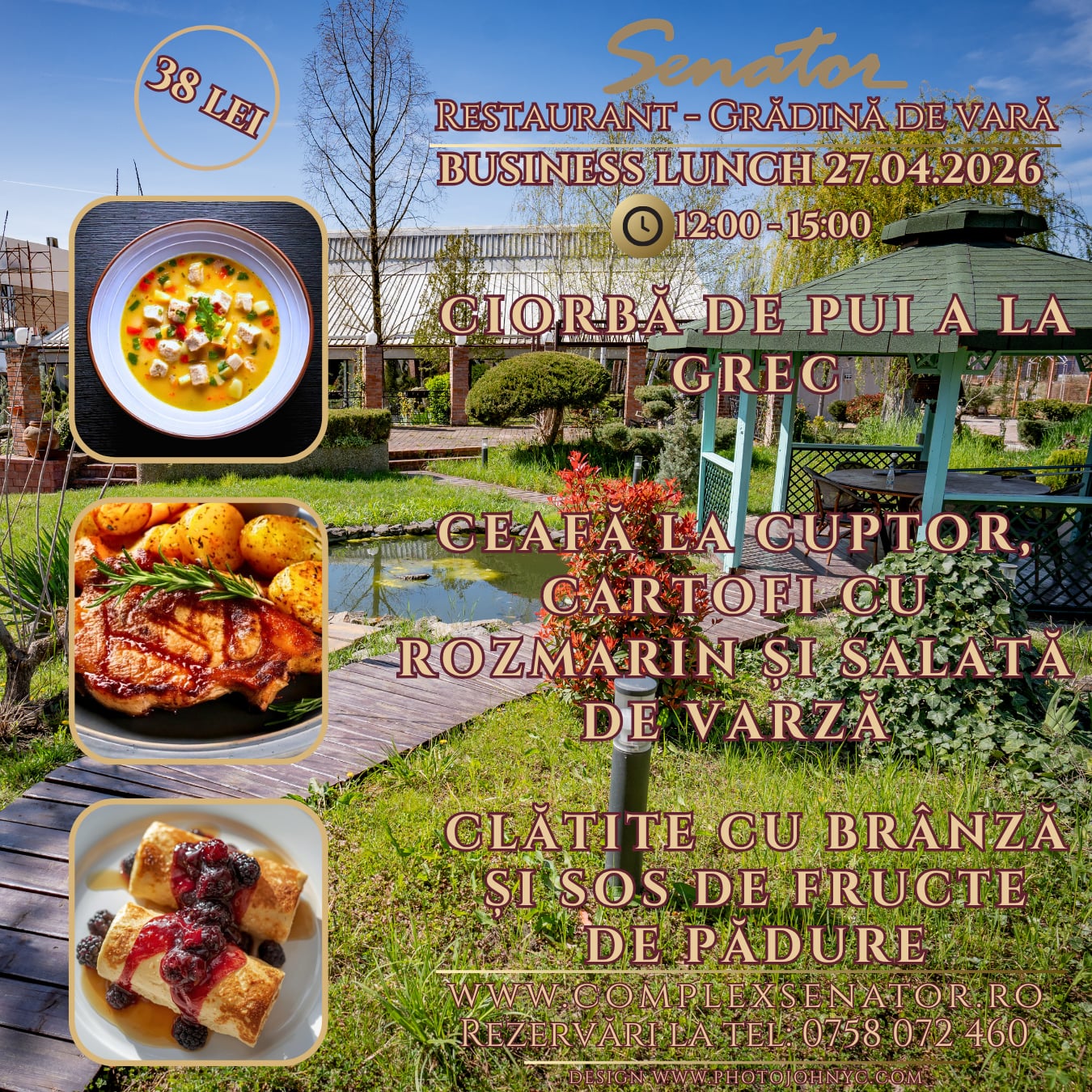 Meniul zilei 27.04.2026 - meniu