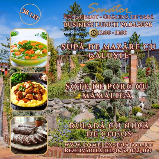 Meniul zilei 29.04.2026 - meniu